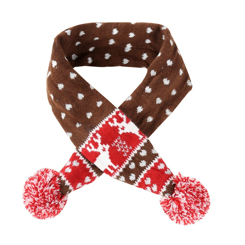 Christmas Wooly Pet Scarf